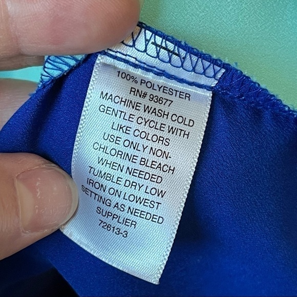 Project Runway blue and white shirt - Picture 4 of 5